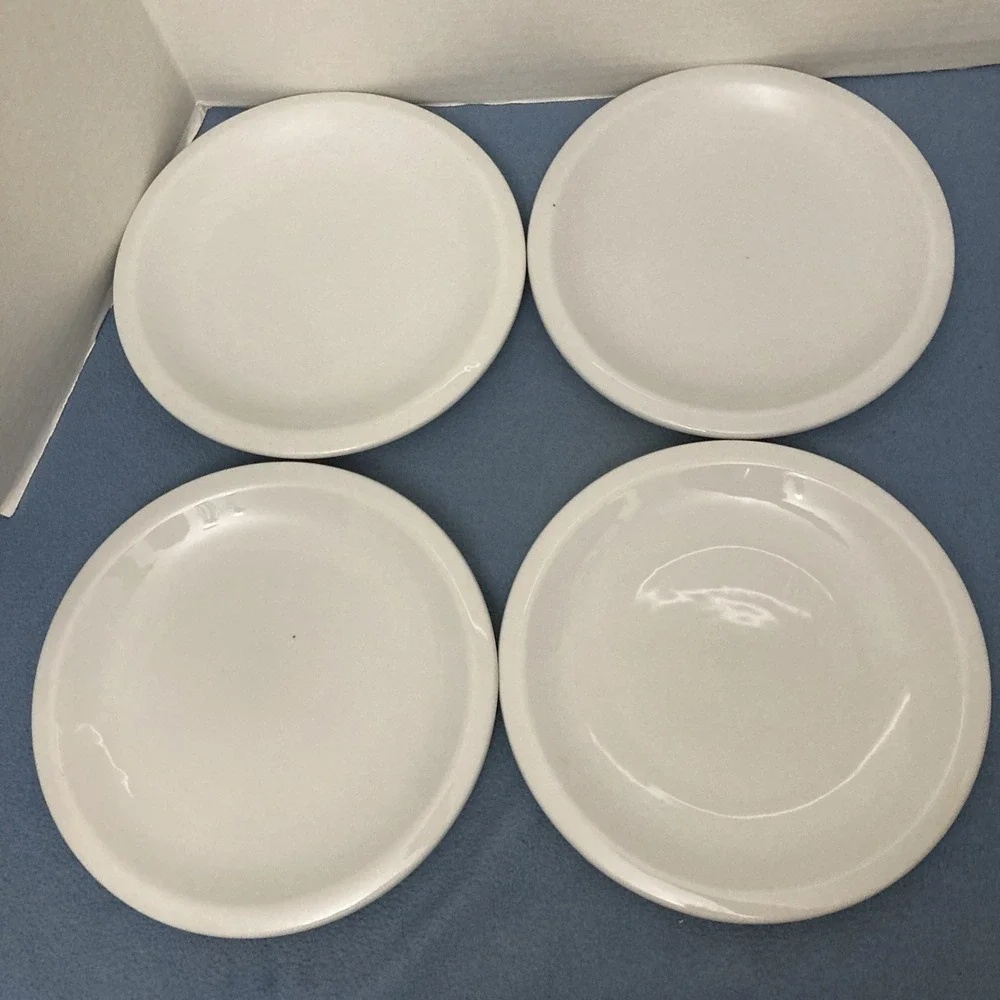 VTG Pottery Barn White Du Jour Suppertime 10